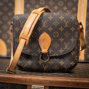 LOUIS VUITTON Saint Cloud GM Monogram Canvas Shoulder Bag
